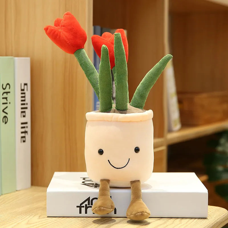 Joyful Tulip Plushie Decor