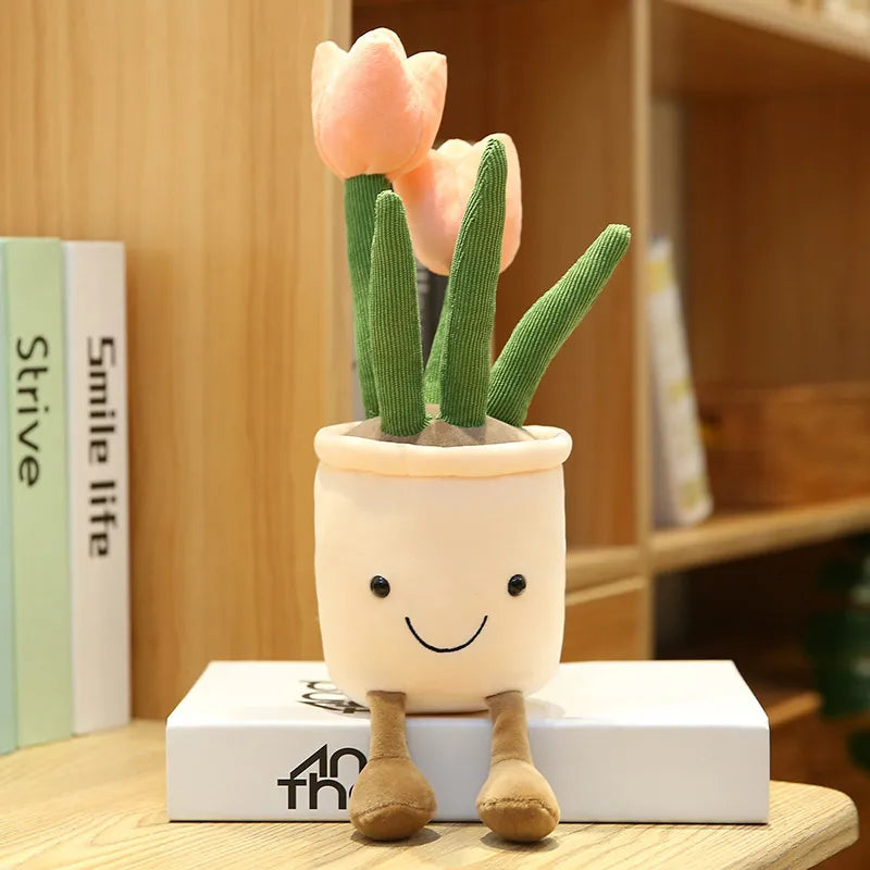 Joyful Tulip Plushie Decor