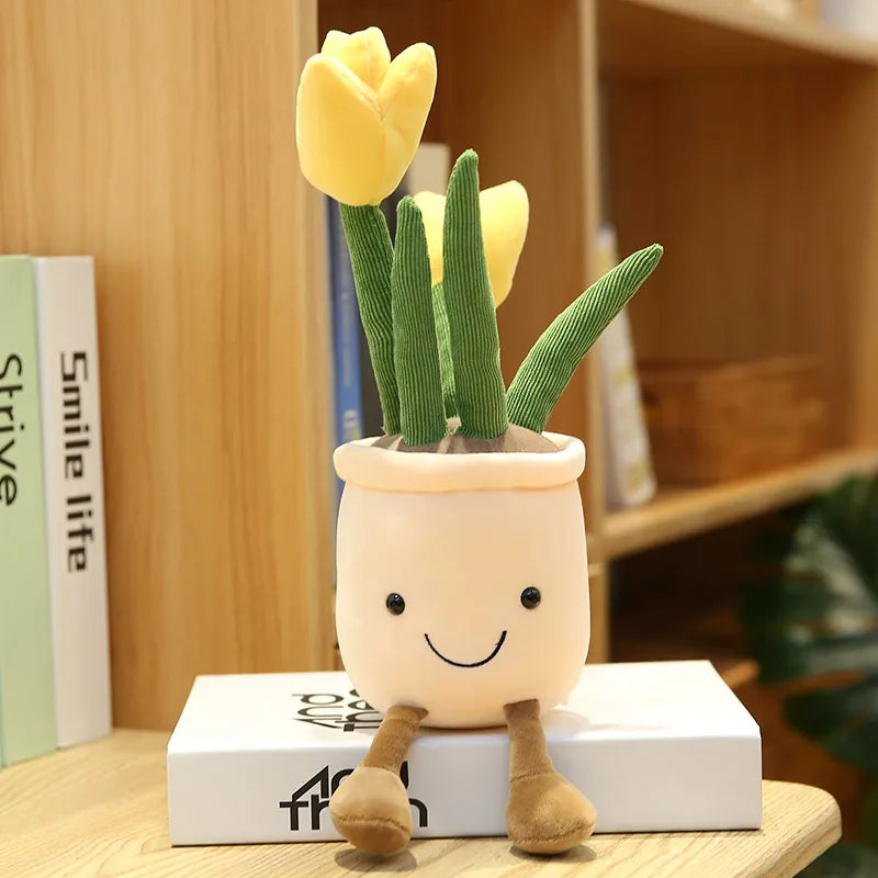 Joyful Tulip Plushie Decor
