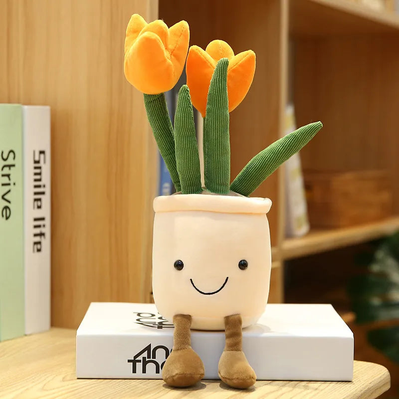 Joyful Tulip Plushie Decor